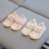 Baby Soft-soled Toddler Shoes Girls Princess Shoes-year-old Spring and Autumn Breathable Soft Canvas Shoes Bag Head Baby Shoes