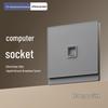 Ultra-Thin Dual Control Smart Switch with Bluetooth, WiFi 2.0, Voice & Mobile App Connectivity, Compatible with Mijia