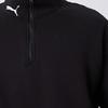 PUMA Unisex Fleece-Lined Half-Zip Stand Collar Sweatshirt