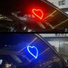 Car Led Window Lights Interior Decoration Lights Glowing Heart Atmosphere Lights Car Modification Neon Car Decoration