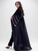 Elegant Hand-embroidered Pearl Women's Abaya Robe