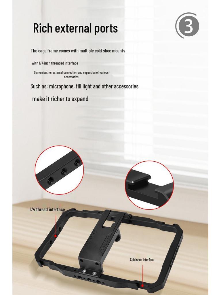 Mobile Rabbit Cage Live Streaming Photography Accessories for Android and Apple Phones