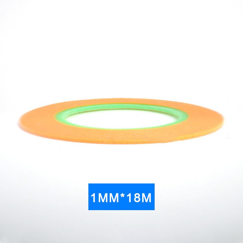 Modello Verniciatura Rivestimento Colore Ultra Nastro Fine Fai da te Mascheratura Speciale Larga 1mm/2mm/3mm 18m Nastro di Copertura per Modelli