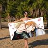 Japanses Cartoon Given Anime Beach Swimming Towel Soft Absorbent Washcloth Children's Gifts for Kids Travel Camping Gym