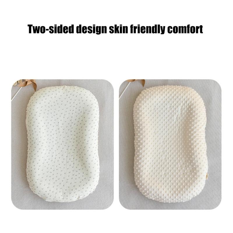 Multifunctional Babynest Lounger Infants Rest Cushion Portable Newborns Bed for Girls Boys Comfortable Travel Bed Cot