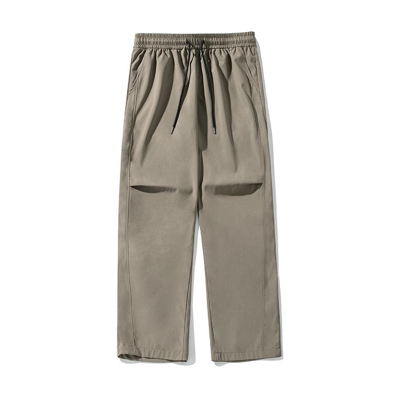 Men's Women's High Street Drawstring Casual Cargo Baggy Wide Leg Pants Trousers For Men Streetwear Sweatpants Jogging Track Pants