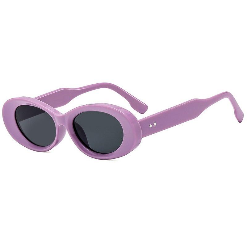 Vintage Round Sunglasses Women Retro Oval Sun Glasses High Quality Trendy Brand Eyewear for Female Fashion
