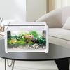 Terarijní klece Akvárium pro ještěrky Hrací ohrádka Větrání Krmení Akvárium Přenosný habitat Odolný proti úniku Pro pavouky Zvířata Hady Šneky