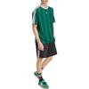 adidas T-shirt da uomo a maniche corte con logo Adicolor a righe, girocollo, vestibilità larga, top KD5834