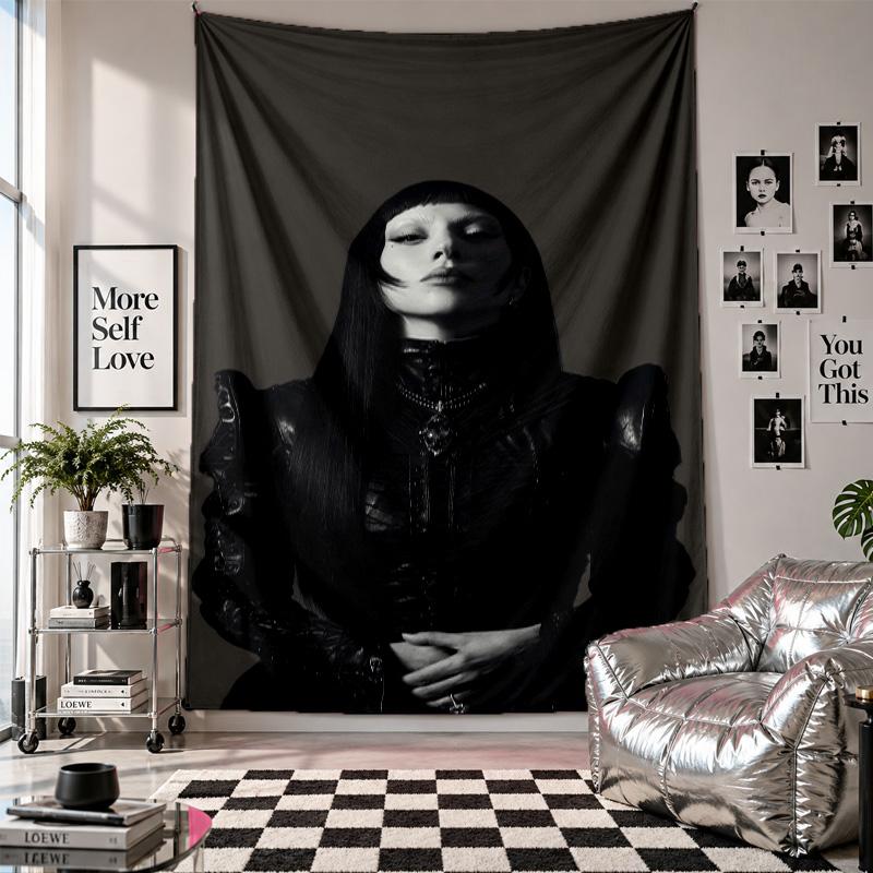 Wall TapestryLady Gaga Art Hanging Cloth Decorative Background Cover for Room Decoration