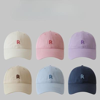 Wide Brim Design Face-showing Small Baseball Cap for Girls In Summer Thin Breathable Sun Hat with Large Brim Soft Top Baseball Cap for Men