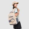 Contrast Color Student Backpack Large Capacity Schoolbag Women's Backpack
