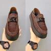 Black Brown Casual Business Loafers Man Platform Shoes Sandals Women Shoe Man Slip on Mules Half Shoes Man