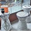 Higashitani Entrance Stool B White CLY-21B