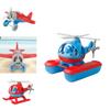 Plastic Spiral Propeller Airplane Model Toy Cartoon Beach Aircraft Wwii Fighter Plane Helicopter Red/blue