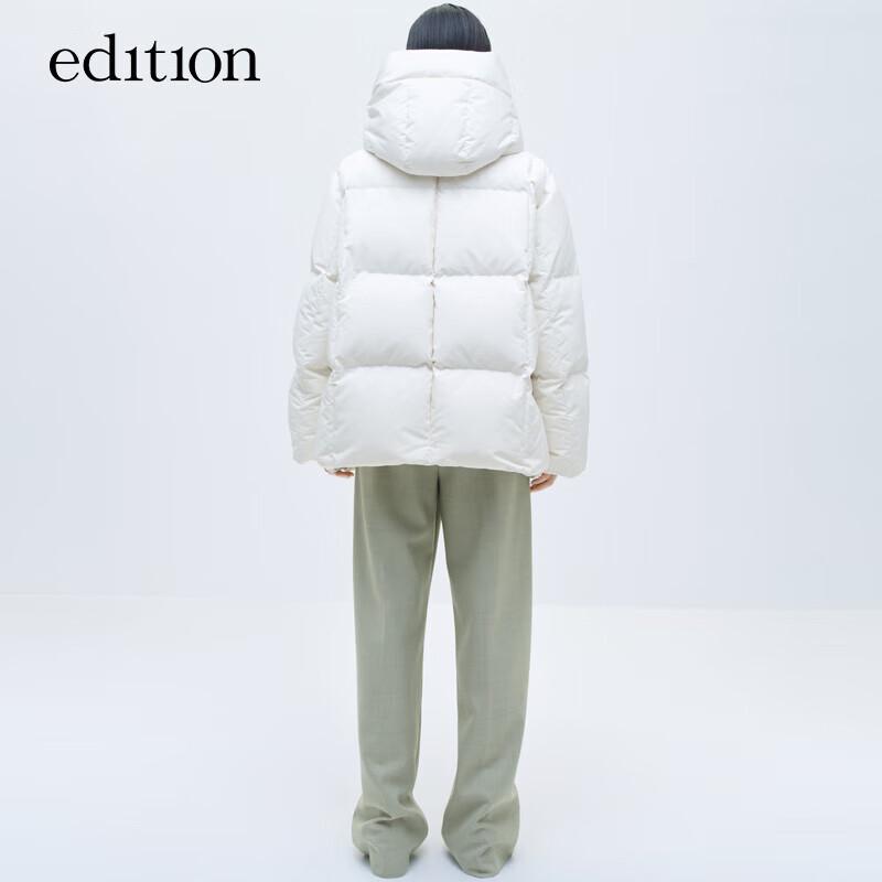 Edition Women's Hooded Short Goose Down Puffer Jacket