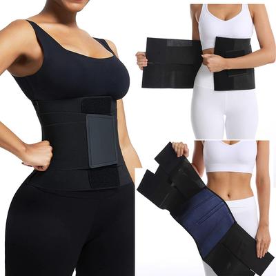 Waist Trainer for Women Working Out Cincher Body Shaper Tummy Control Waist Trimmer Belt Segmented Triple Wrap