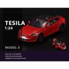 1/24 Tesla ΜΟΝΤΕΛΟ Y Κράμα Μοντέλο αυτοκινήτου Χυτό μέταλλο Παιχνίδι όχημα Μοντέλο αυτοκινήτου Προσομοίωση Συλλογή Ήχος Φως Παιδικό παιχνίδι Δώρο