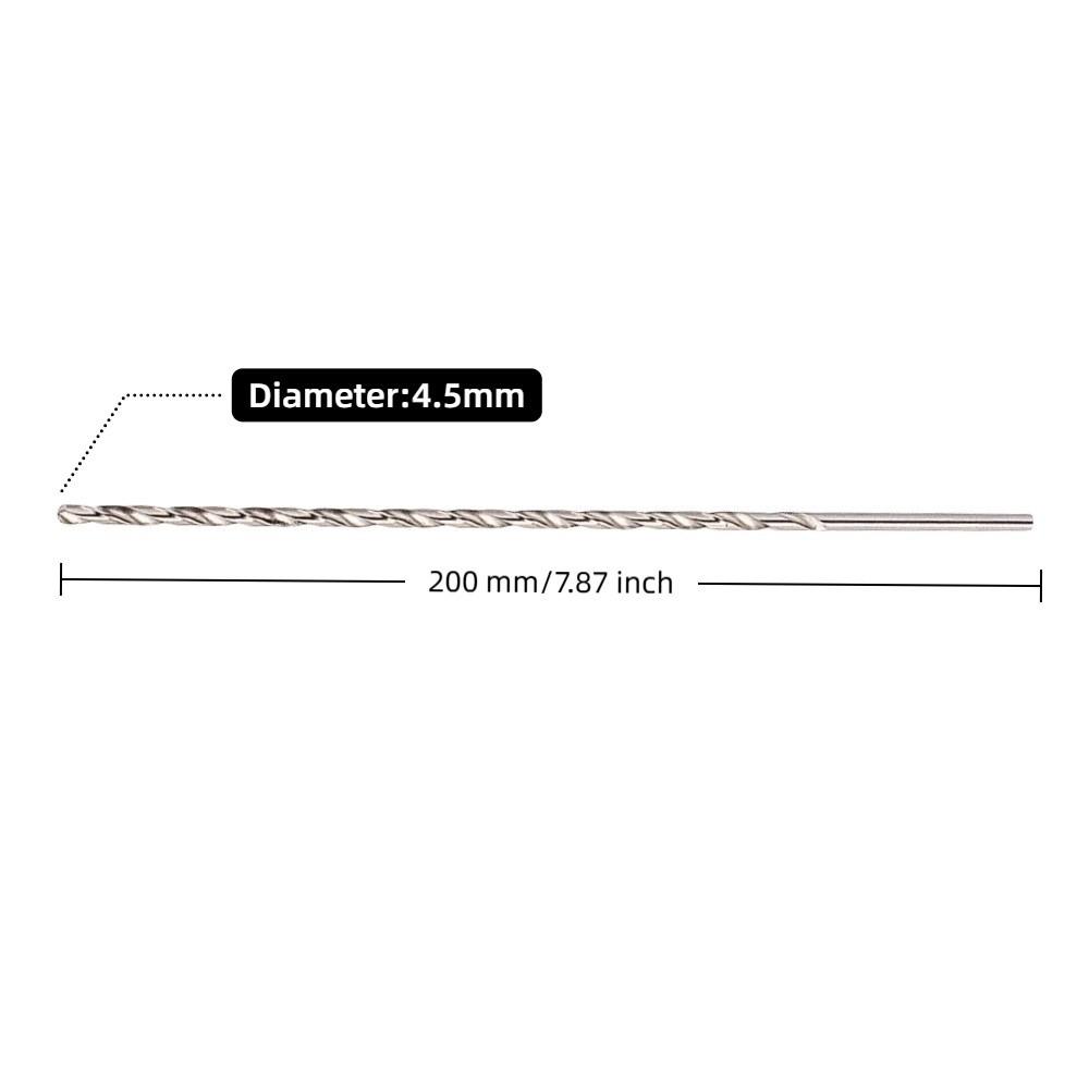 2PCS High Speed Steel Twist Drill Bits 6mm Diameter Auger Drill Bits For Hardened Metal