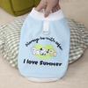 Pet cat vest dog clothes spring and autumn summer new thin