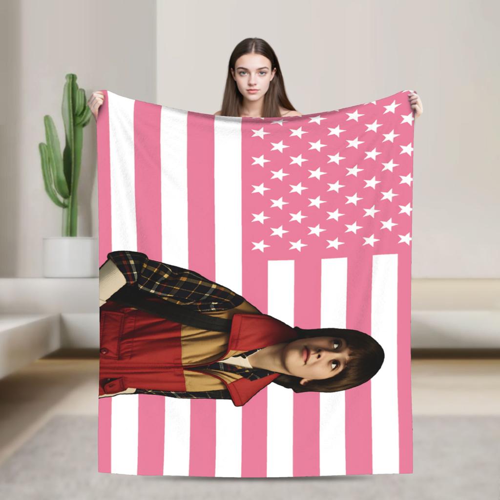 Will Byers Flannel Blanket Adults TV Show Comfortable Throw Blanket Winter Couch Chair Bedspread Sofa Bed Cover