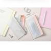 1PCS Clear Pencil Pouch Pencil Case Pencil Bag Pen Holder with Zipper for Kids Transparent Makeup Pouches Pen Organizer Stationery