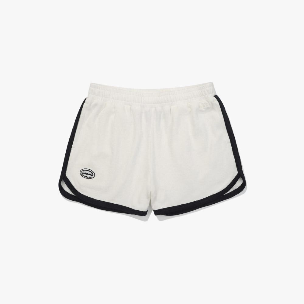 diadora Dolphin Terry Three-Quarter Length Pants White