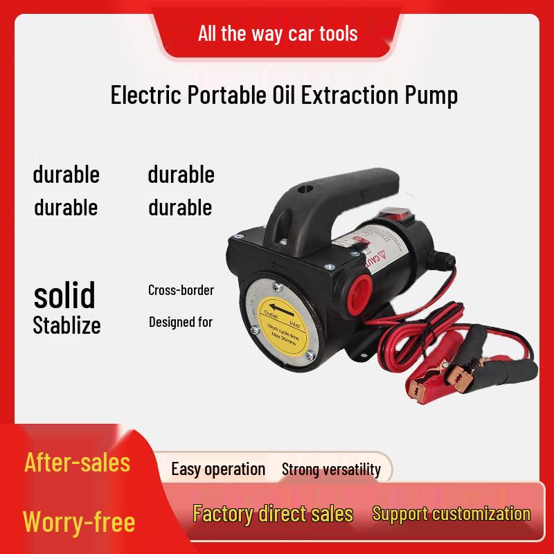 Electric 200W Self-Priming Oil Suction Pump - Automatic DC Diesel Fueling Machine for Home Use