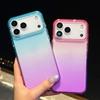 New Luxury Gradient Two Tone Glitter Hard PC Bumper Phone Case For iPhone 17 Pro Max 17 Air Shockproof Back Cover