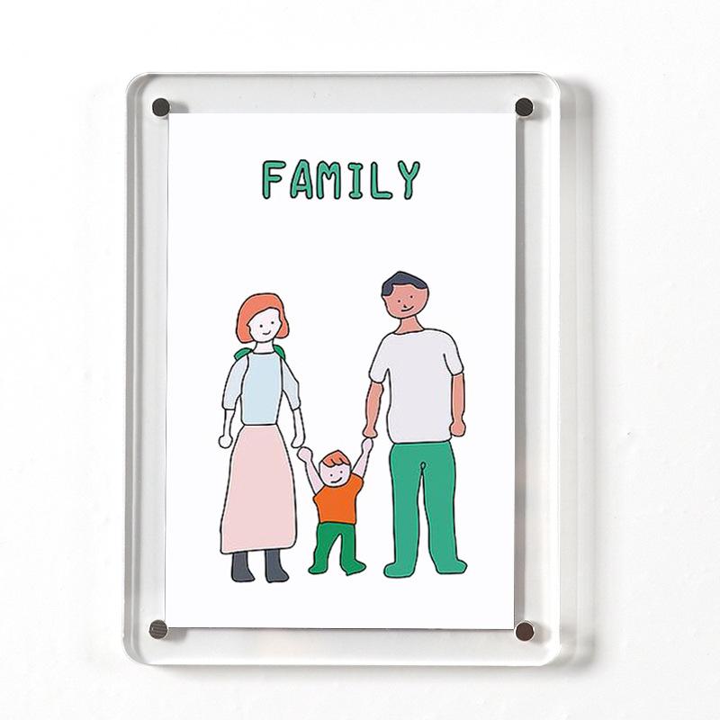 

Acrylic Tabletop & Wall Photo Frame - Elegant Display for Wedding & Couple Photos or Certificates 6 inches [10×15CM]