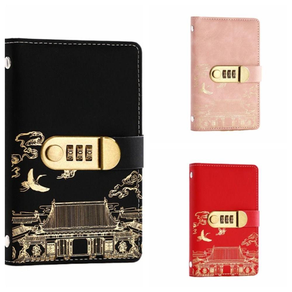 With Password Lock Budget Binder with Lock Wallet Storage Account Book  Girls Boys