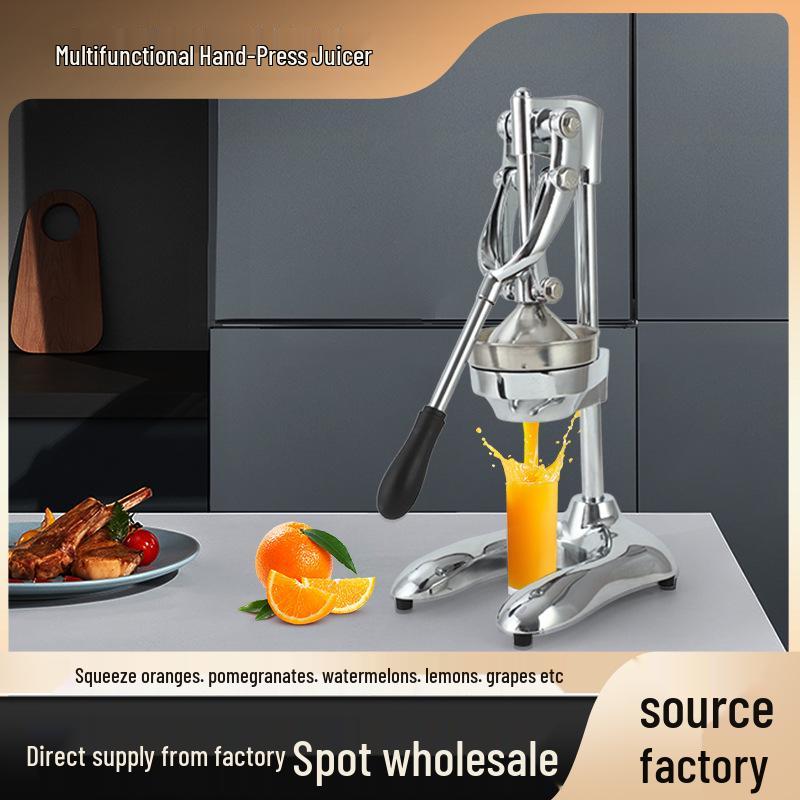 Stainless Steel 3D Orange Juice Hand Press Juicer for Street Vendors