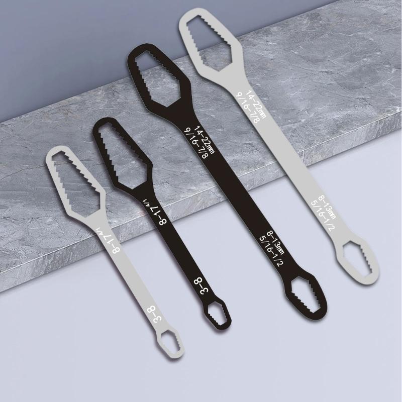 3mm-22mm Universal Torxes Wrenches Adjustable Multifunction Wrenches Board Double-head Multipurpose Torxes Spanner Repair