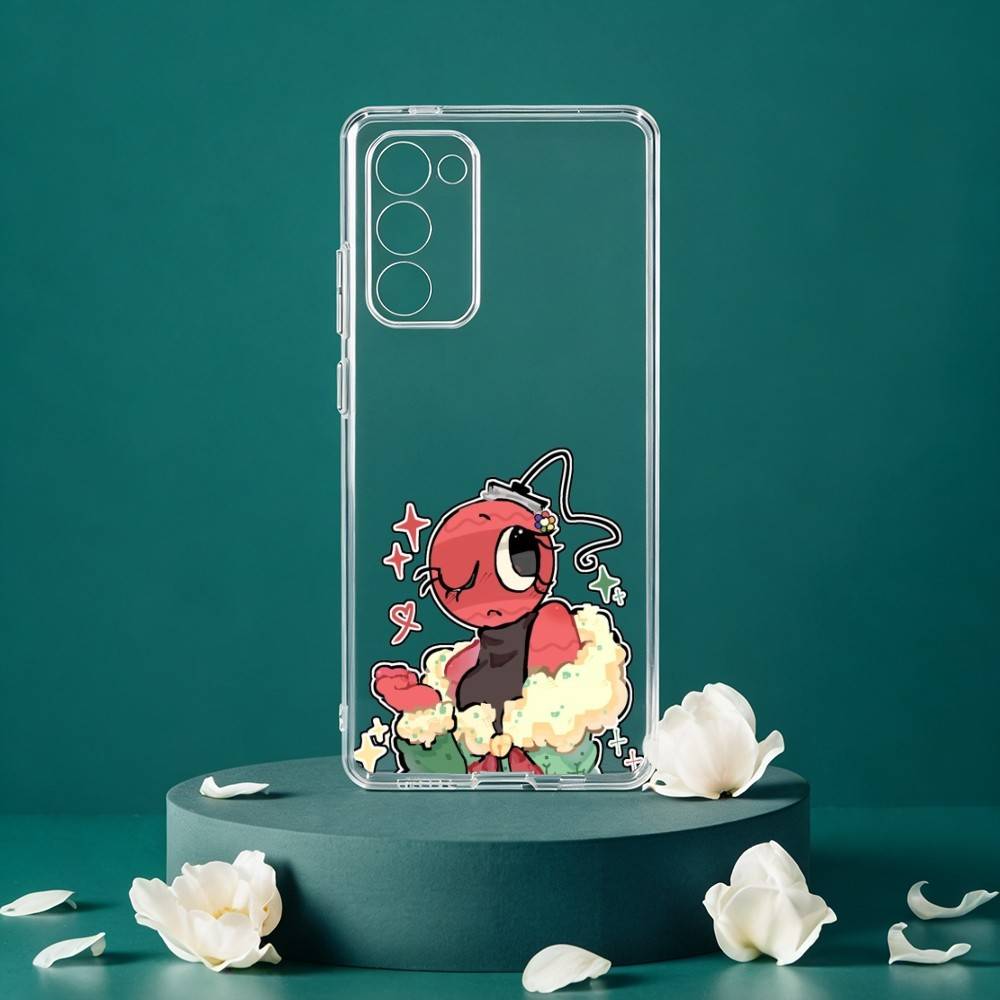 

Чехол для телефона Bobette Gardenview Cente для Samsung Galaxy S24 S25 S23 S22 S21 Plus S24 S25 Прозрачный чехол-обложка Samsung S23plus5G