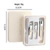 Portable Women's Nail Clipper Set: Angled Pliers with Gift Box for Home Use