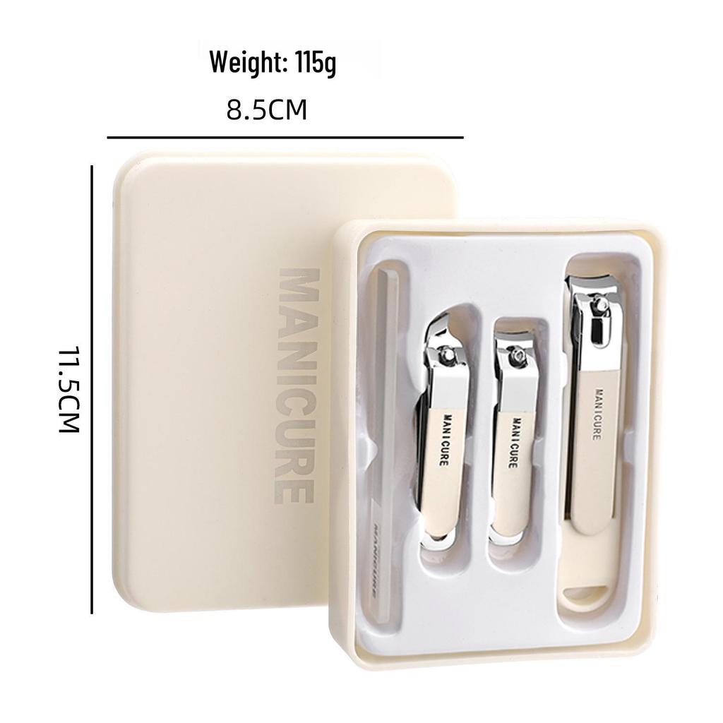 Portable Women's Nail Clipper Set: Angled Pliers with Gift Box for Home Use