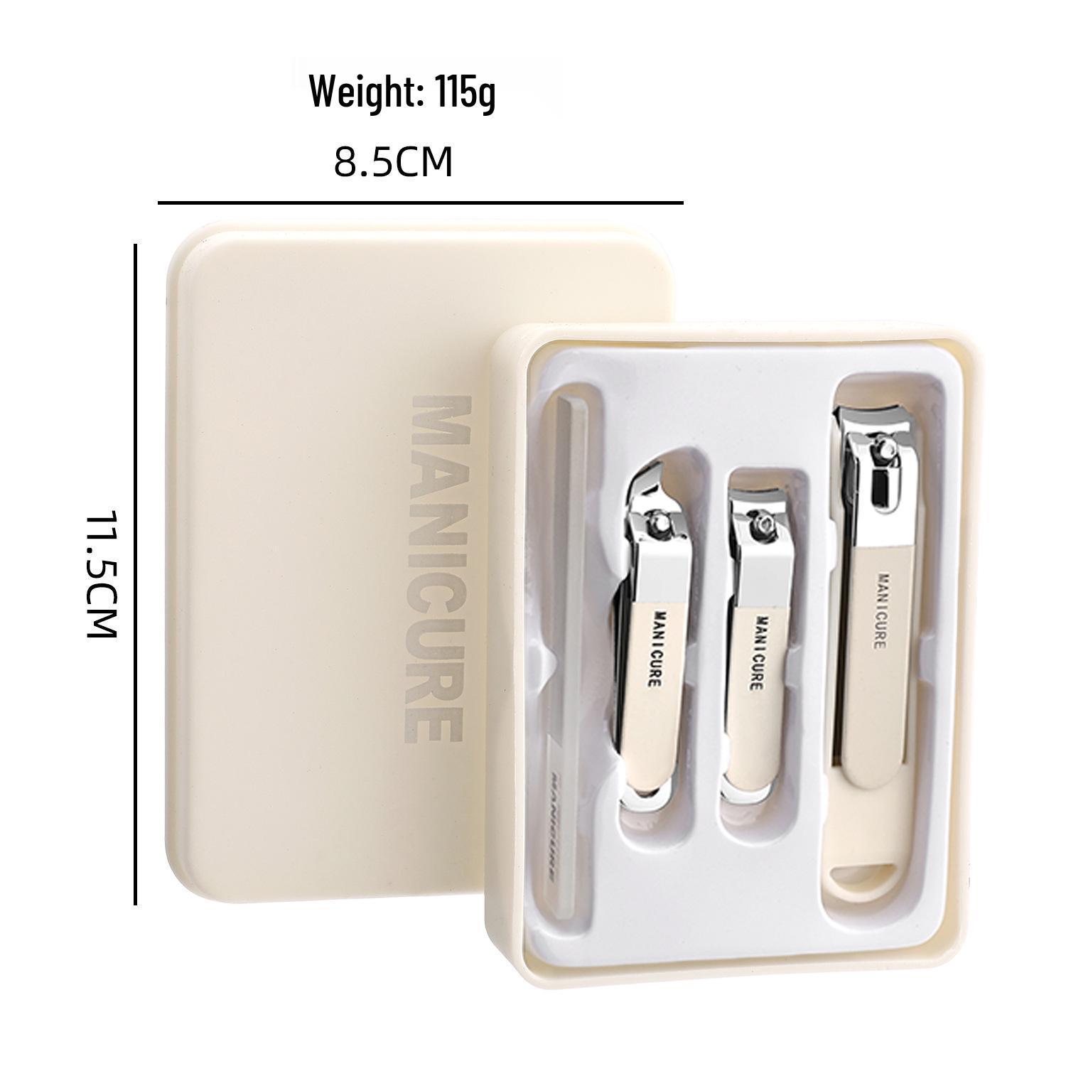Portable Women s Nail Clipper Set: Angled Pliers with Gift Box for Home Use