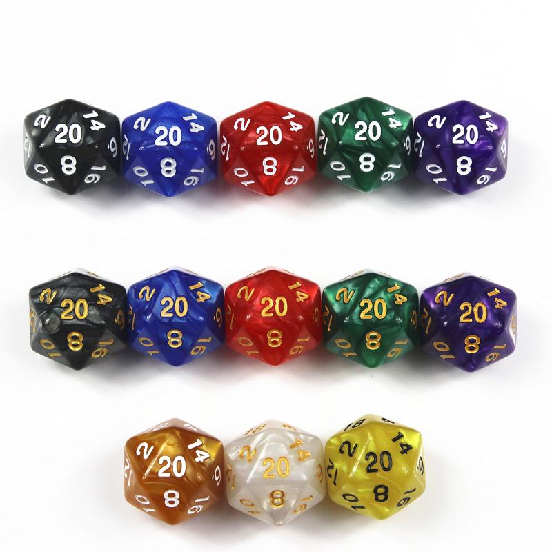 Polyhedral D&D Dice D20 Game Dice for Dice Tabletop Role-Playing Game