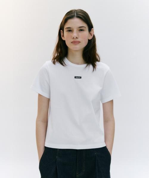 Depound Box Logo Standard Crop T-Shirt [Ivory] Ivory/Free