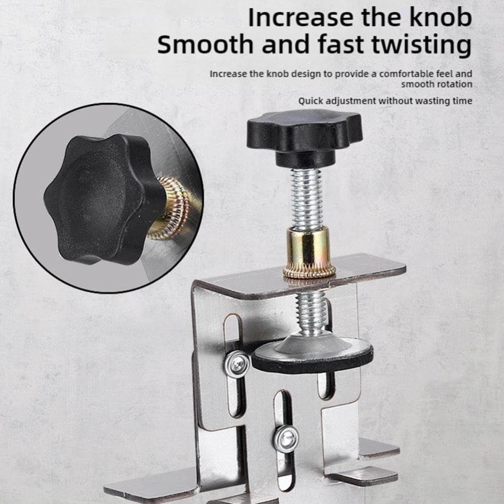 Easily Adjustable Mounting Jig Thickened Cabinet Door Positioning Tool for Most Cabinet Doors