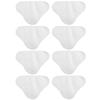 AEE4-8 Pcs Of Replacement Steam Mop Microfiber Cloth Pad For Mop Triple-Cornered Mop