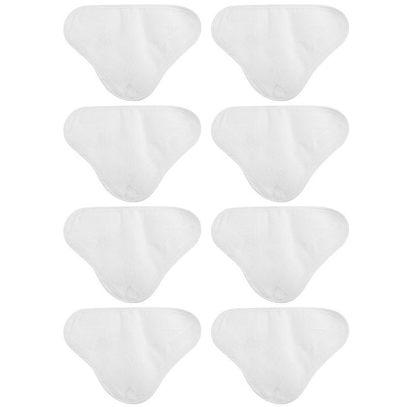 AEE4-8 Pcs Of Replacement Steam Mop Microfiber Cloth Pad For Mop Triple-Cornered Mop
