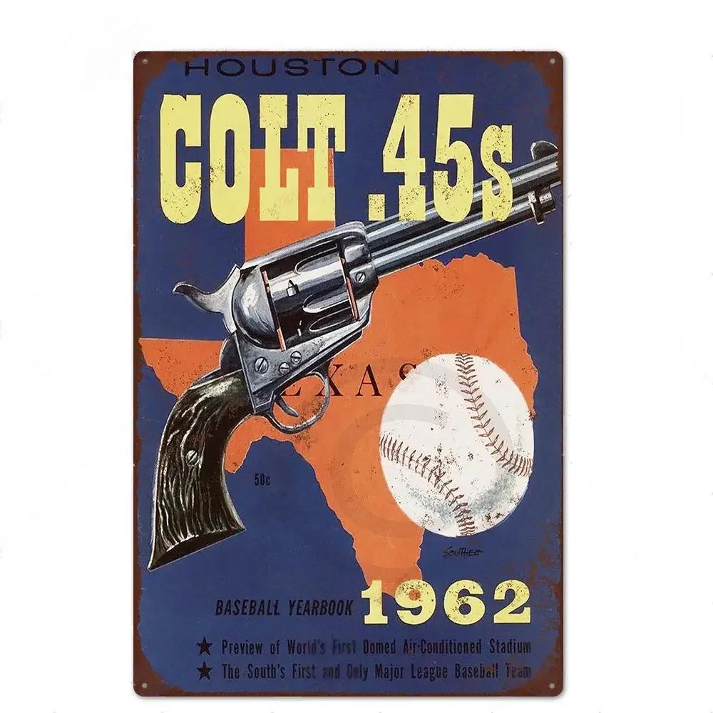 Retro Shooting Winchester Colts Metal Plaque Plate Painting Iron Tin Sign Wall Art Picture For Hunters Home Living Room Decor