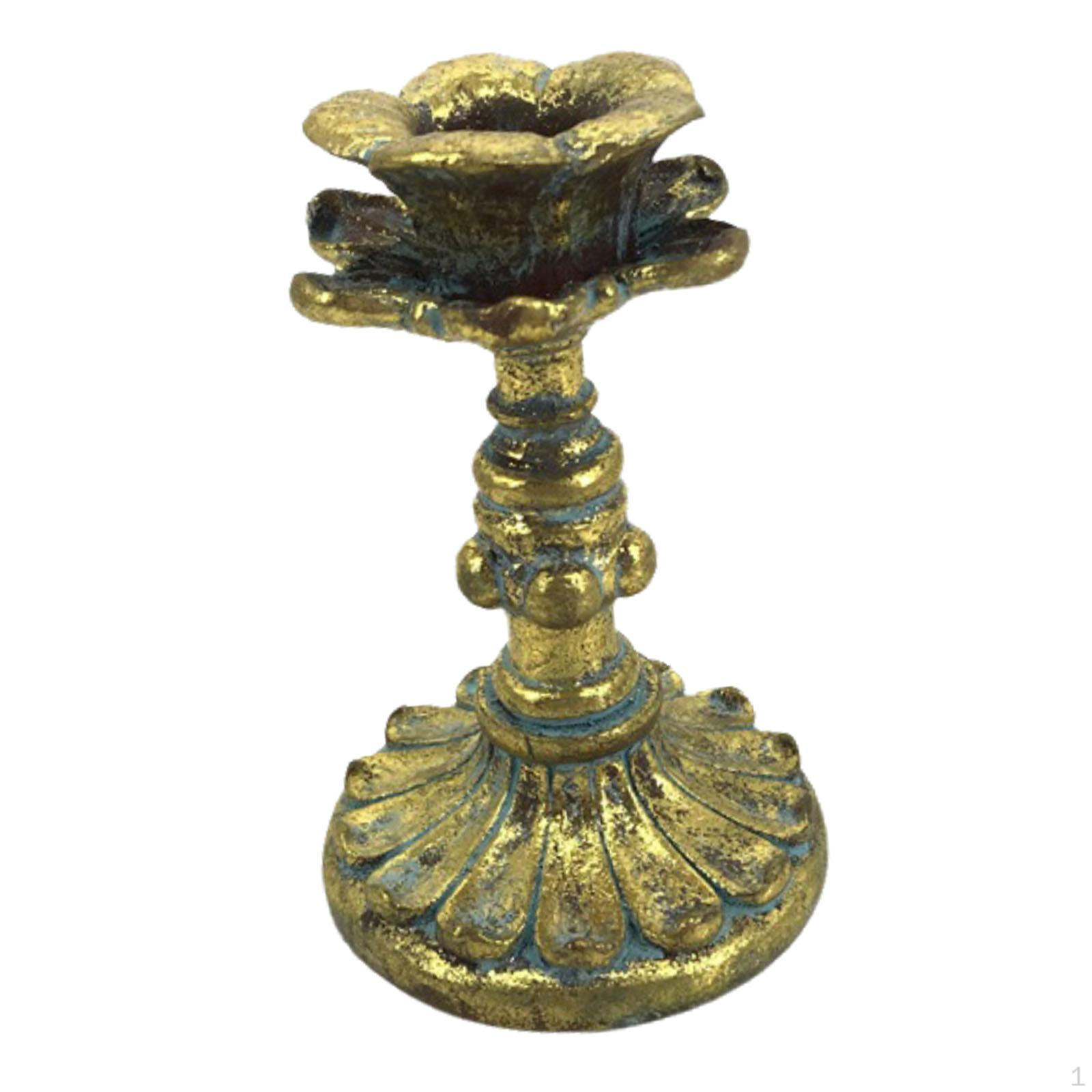 

Подсвечник Потертый Подсвечник Плинтус Основание Ремесло Конус Винтаж gold