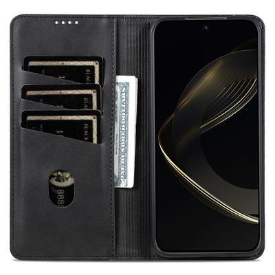 AZNS For Xiaomi 15 Case Cowhide Texture PU Leather Wallet Phone Cover