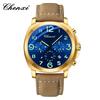 CHENXI New Top Brand Business Luxury Leather Quartz Men's Watch Multifunctional Waterproof Luminous Timer Men's Clock