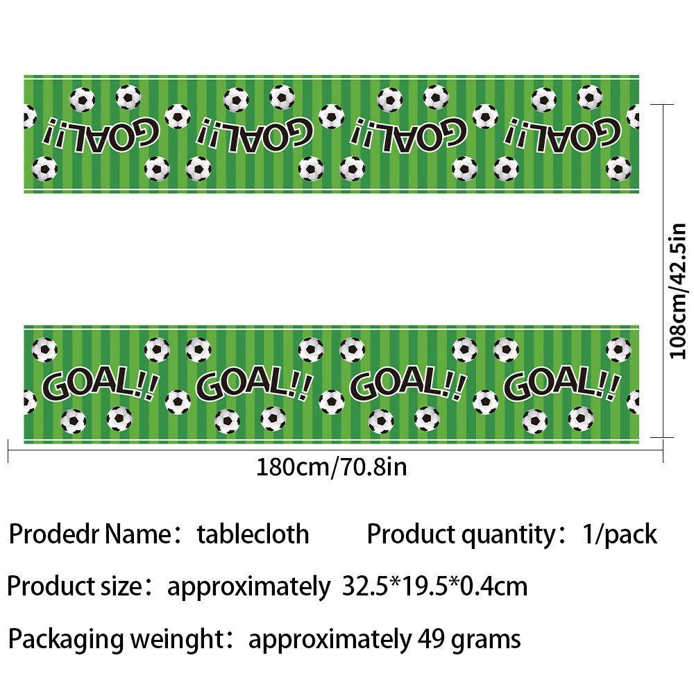 World Cup Soccer Party Tableware Set: Disposable Paper Plates, Cups, Straws, Tablecloths, Banners, and Decorations