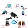 Adattatore Ricevitore Audio Stereo Musicale Aux Wireless Bluetooth-compatibile per Auto con Microfono