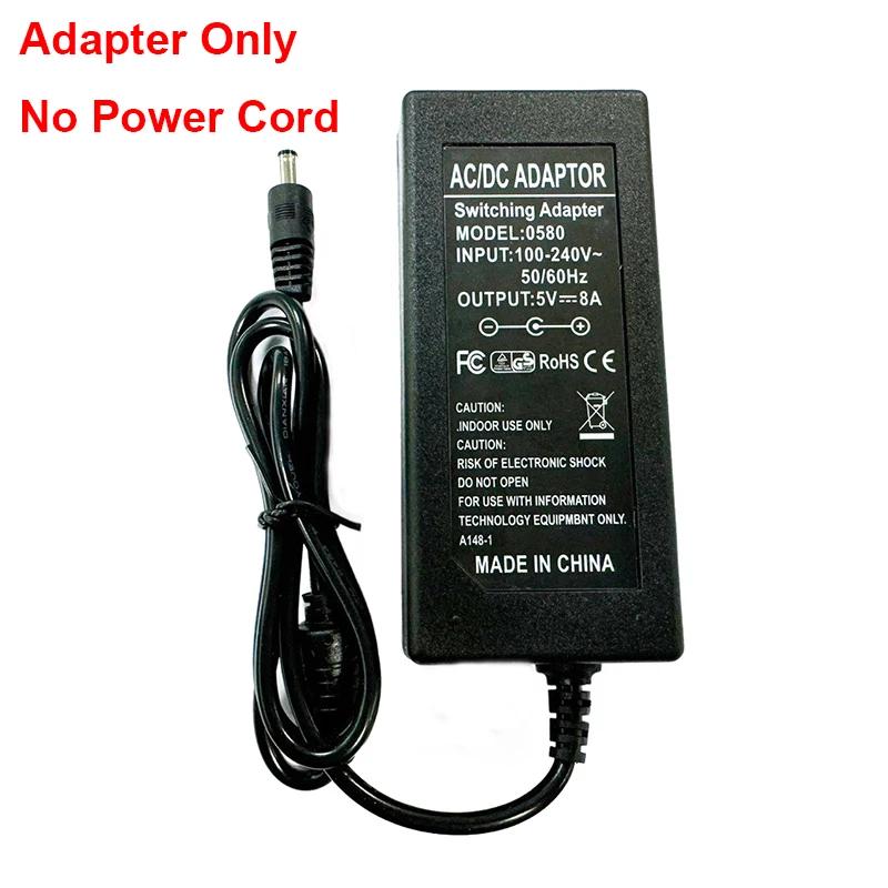 AC 220V To 5V Power Supply Adapter 5A 6A 8A Charger Universal Switching Power Adapter 5 Volt EU US Plug