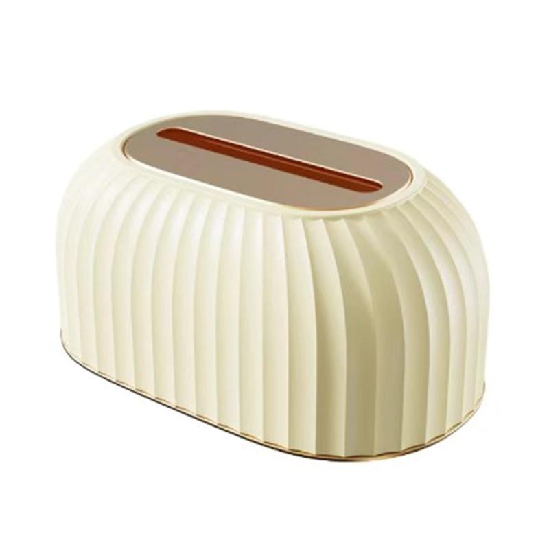 Striped Tissue Box Countertops Toilet Paper Holder Disposable Paper Storage Box Napkin Storage Box Homes Decoration
